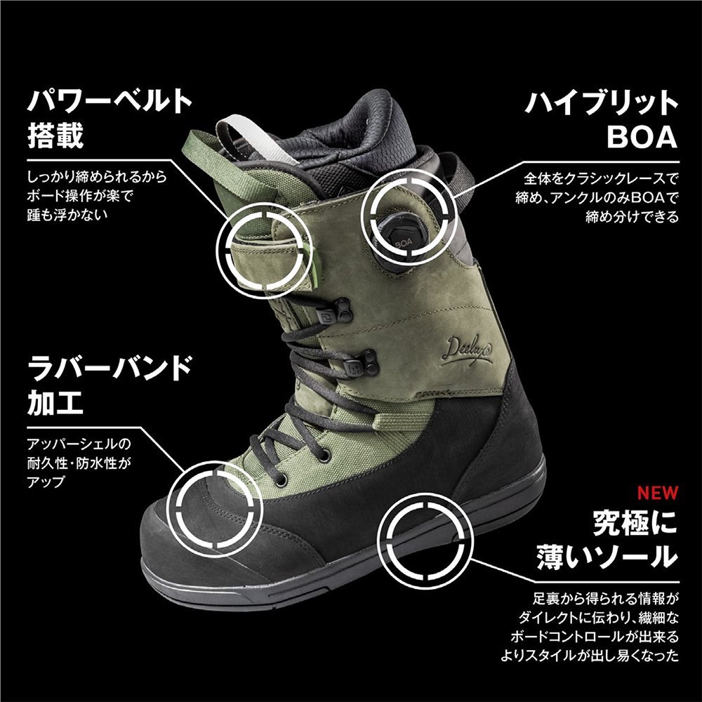 AREth (アース) × Deeluxe ( ディーラックス ) RIN Stage3 ( DARK GREEN ) スノーボードブーツ - JAU/REMILLAレミーラ, GOHEMPゴーヘンプ, HAVE A GRATEFUL DAY, DEVADURGA, AREth,