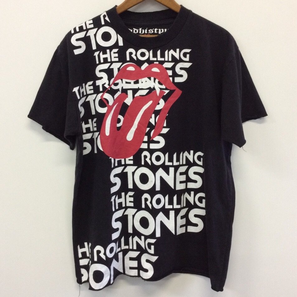 BUDDHIST PUNK ローリングストーンズ バンドTシャツ L/黒 ROLLING STONES アメリカ輸入 古着卸 ベロT ロックT-SPEC.CO.,LTD.