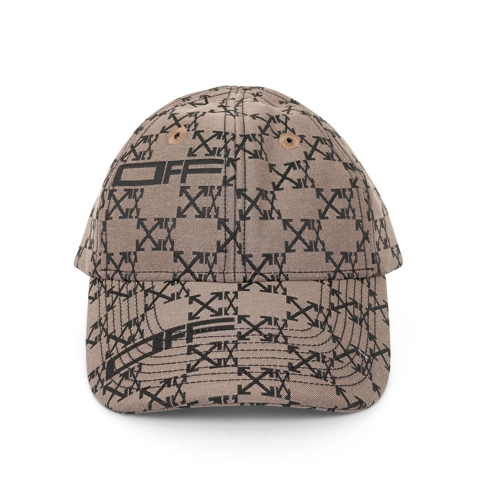 OFF-WHITE Monogram Baseball Cap in Brown/Black – MARAIS