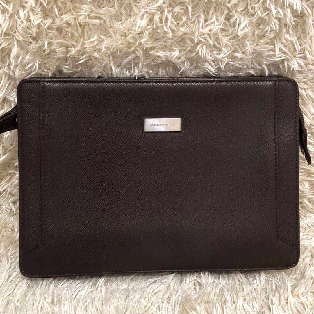 お得な情報満載 バーバリー レザー セカンドバッグ クラッチバッグ