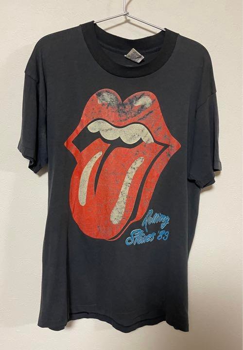 ローリングストーンズ × ガンズアンドローゼズ ツアーバンドTシャツ 80s-