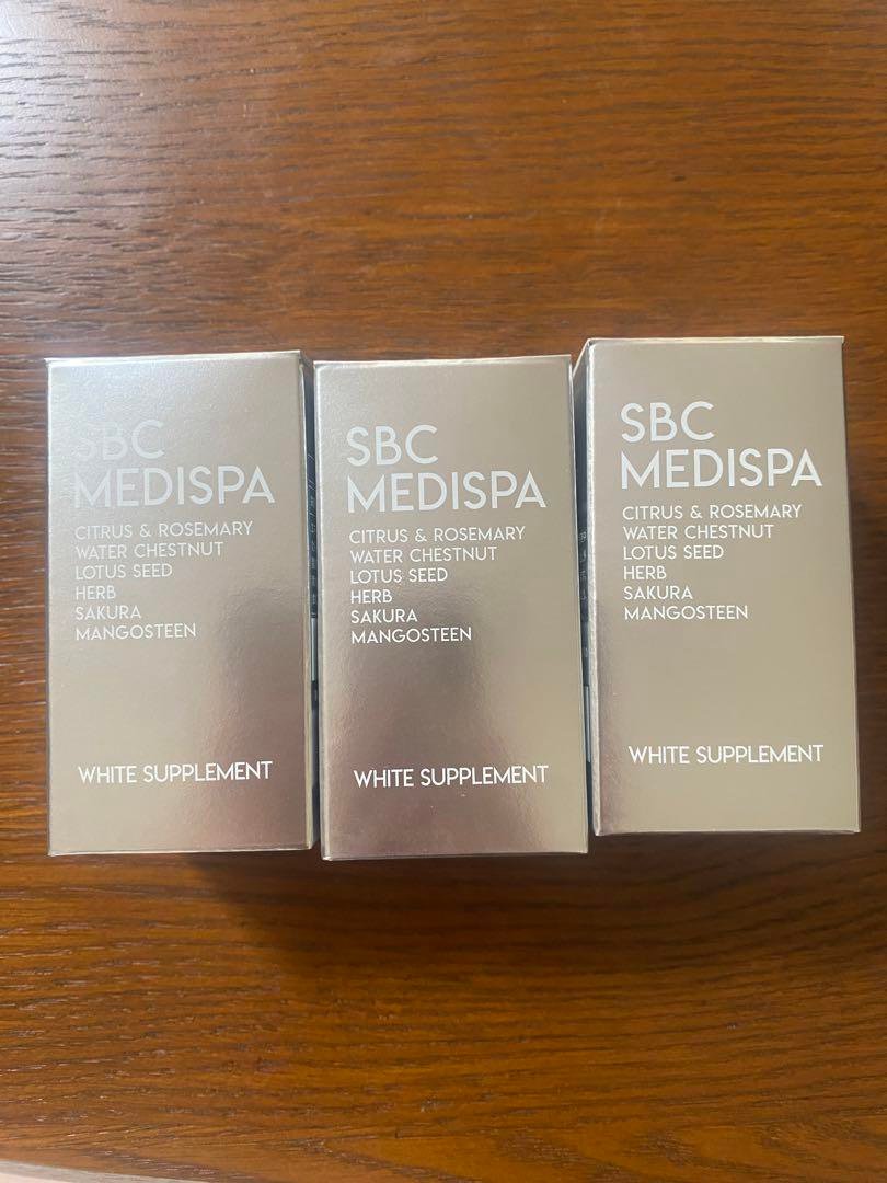 SBC MEDISPA ホワイトサプリメント 3箱 新作モデル 64.0%OFF planura