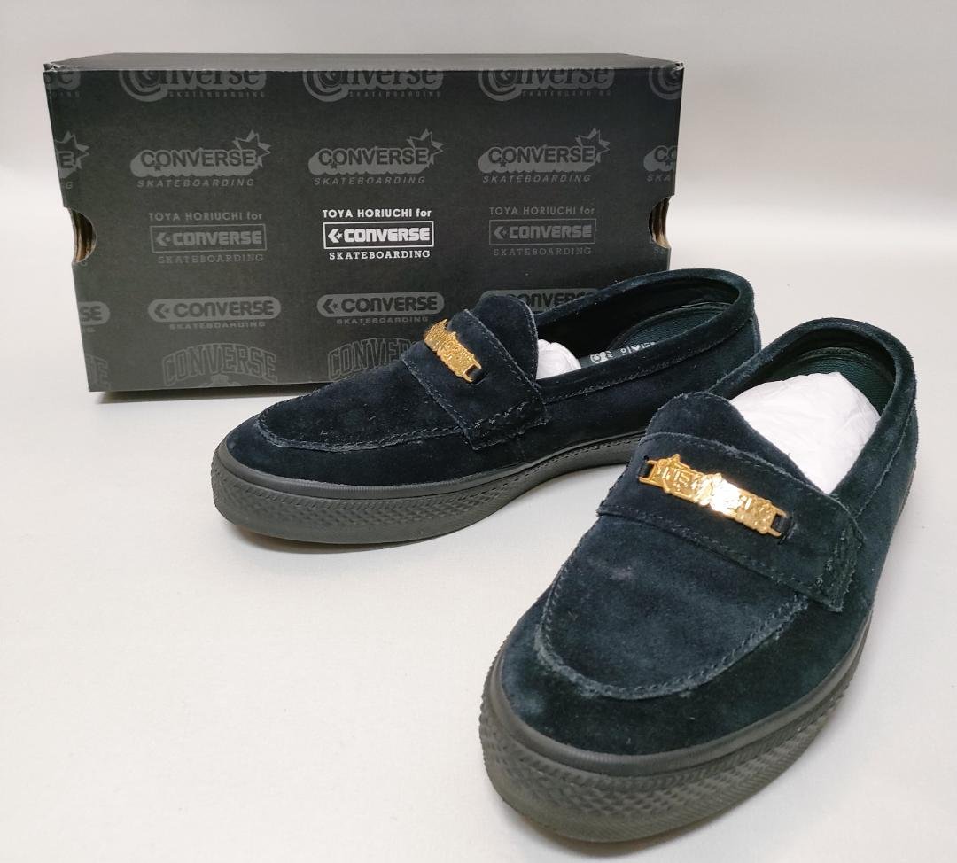 27cm CONVERSE TOYA HORIUCHI スエード ローファー | horsemoveis.com.br