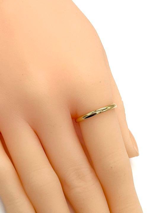 美品 SCARABE K18 マットデザインリング-