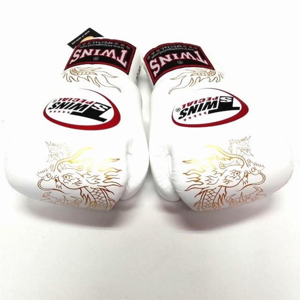 報 新品 正規 TWINS 本格ボクシンググローブ 本革製 サイズ選択 龍白