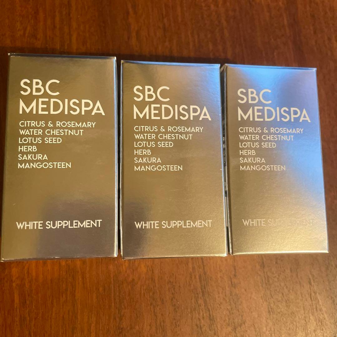 SALE／102%OFF】 3箱セット SBC MEDISPA ホワイトサプリメント 飲む