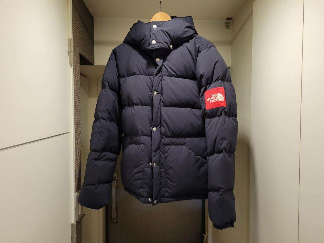 ノースフェイス キャンプシエラショート 赤ワッペン Lサイズ 黒色 最新