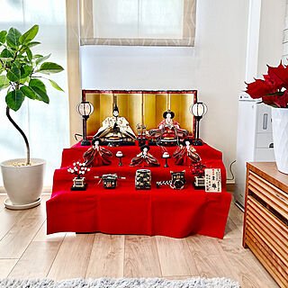 雛人形三段飾りのインテリア実例 ｜ RoomClip（ルームクリップ）